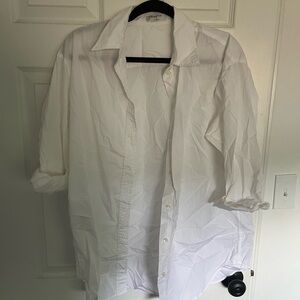 Babaton Crisp White Collared Shirt